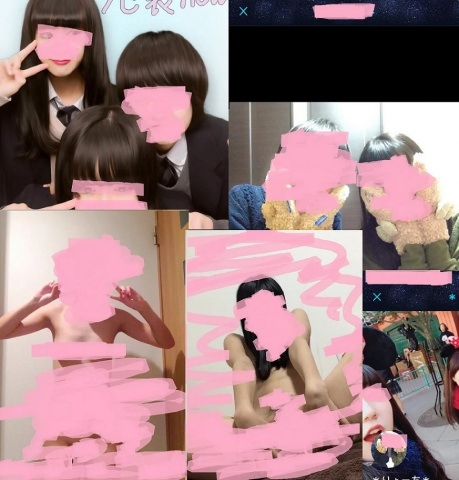 【JK】りさ＆かな 自撮り流出