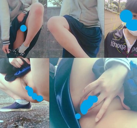 （レア）野外で露出しながらオナる変態さん「イキます」「イクっ」可愛い声で感じまくる