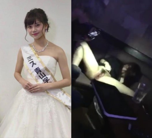 ミスコンファイナリストの女子大生の信じられない流出映像！！