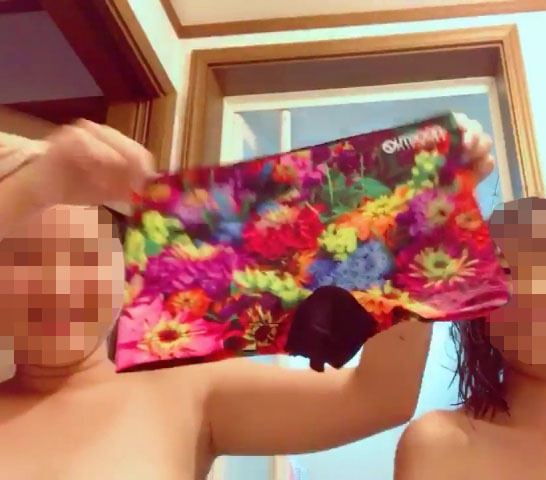 推定S３～5の二人がお風呂で仲良くライブ配信