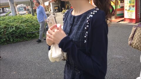 【ＳＳＳランク級】めちゃかわいい清楚系ロリ顔美女の水色パンティー盗撮