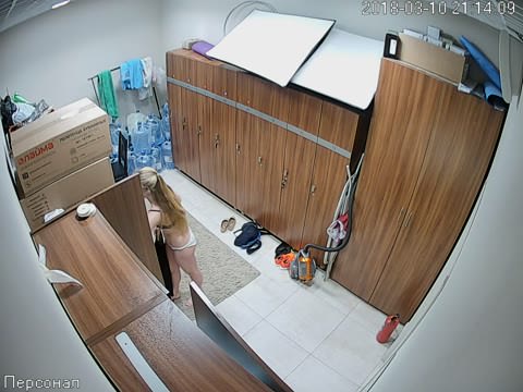 ロッカールームの防犯カメラ1