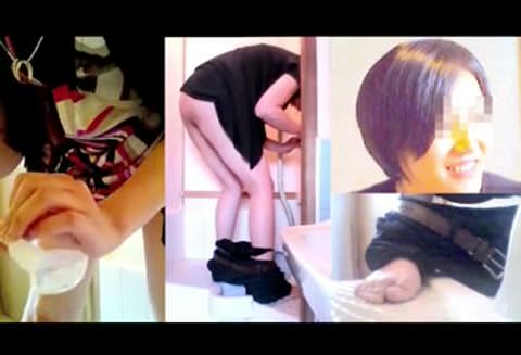 今回はセルフ浣腸脱糞隠し撮りで♬