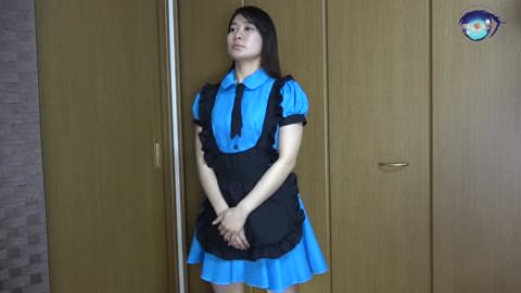 整った顔立ちをしたナチュラルな女の子 コスプレカフェ悪戯面接2