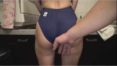 【流出】俺だけの尻コス娘 上原瑞穂