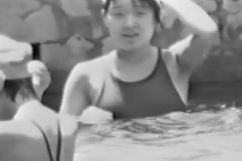 ＃赤外線盗撮＃　プールの授業２