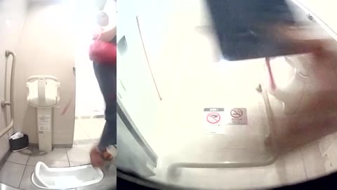 体格いい女性の嘔吐