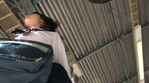 【４K】撮って出し！夏が来た！１００点可愛いJ◯ちゃんの１００点のおしり！