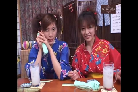 【無】浴衣美女と合コンで3Pセックス　立花里子・白鳥さくら