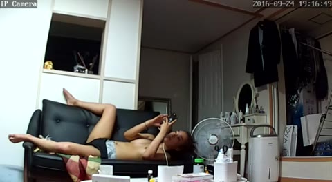 韓国民家の防犯カメラ２