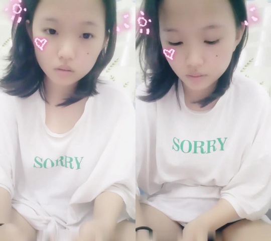 ミルクと誘惑クローズアップマッサージとマスターベーションを備えた純粋な小さな青リンゴの女の子